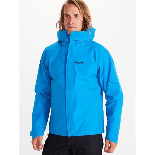 Marmot Minimalist Jackets - Mens Rain Jacket Blue CA143786 Canada